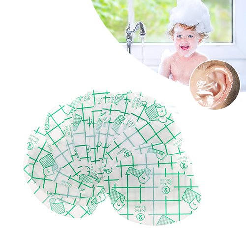 Baby Waterproof Ear Covers for Shower, Baby Ear Protection, Disposable Ear Protector, Anti-wear Shoe Sticker Heel Blister Invisible Patch Sticker 40 PCS