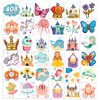 EMOME 408 Sheets Individually Wrapped Tattoos for Kids, Kids Tattoos Temporary Sticker Waterproof, Mixed Styles Fake Tattoos for kids Girls Party Favors Supplies Activities Games