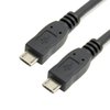 chenyang Micro USB to Micro USB 5Pin Data Charge Extension Cable for Mobile Phone Tablet 1.0M