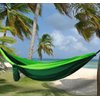 Gold Armour Camping Hammock - XL Double Hammock Portable Hammock Camping Accessories Gear for Outdoor Indoor with Tree Straps, USA Based Brand (Green)
