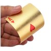Jucoan 6 Decks of Playing Cards, Waterproof Plastic Poker Cards, Gold Foil Playing Cards for Party Game, Poker Size, Standard Index, (2 Gold, 2 Silver, 2 Pink)