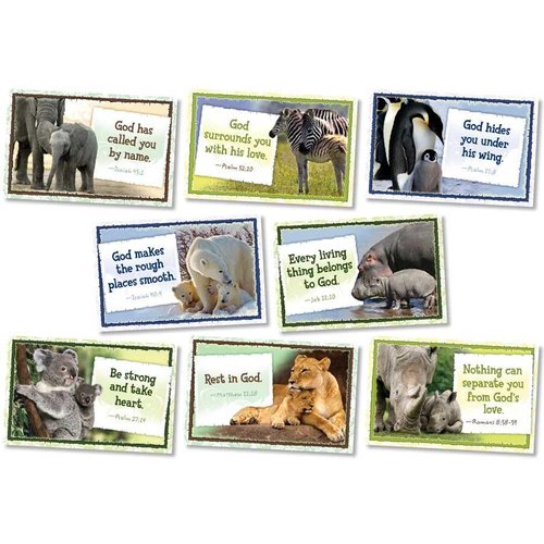Northstar God Cares for His Children Bulletin Board - 8 Pieces