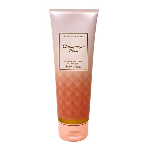 Bath & Body Works Champagne Toast 3 Piece Ultra Shea Body Cream Value Pack with a Himalayan Salts Springs Bar Soap - Full Size