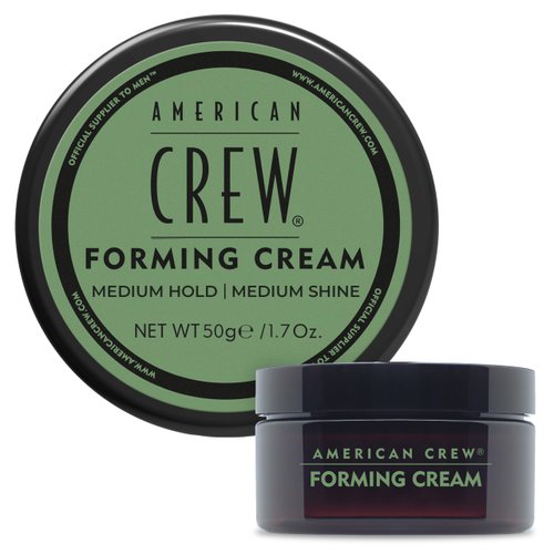 American Crew Men's Hair Forming Cream, Like Hair Gel with Medium Hold & Medium Shine, Travel Size, 1.7 oz (Pack of 1)