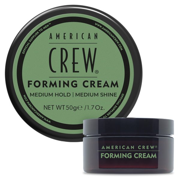 American Crew Men's Hair Forming Cream, Like Hair Gel with Medium Hold & Medium Shine, Travel Size, 1.7 oz (Pack of 1)