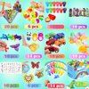 Dilycery 120 Pcs Party Favors Toy for Kids, Treasure Box Carnival Prizes for Classroom School Rewards, Christmas Stocking Stuffers, Goodie Bag Pinata Fillers Bulk Toys for Boys Girls