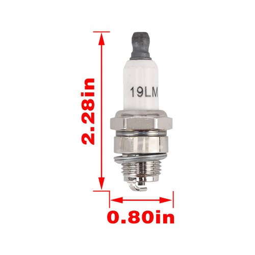 Carbhub 10 Packs 796112 Spark Plug for Briggs Stratton Craftsman Husqvarna MTD Toro JDeere Poulan Replace for 796112S 492167 492167S 802592 802592S 293918 391818 392588 RJ19LM RJ17LM RCJ8 J19LM J17LM
