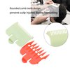 Professional Hair Clipper Guards Guides, 2Pcs 1.5mm 4.5mm Cutting Guides Hair Guards Combs Replacement Hair Trimmer Supply for Hair Clippers Trimmers Attachment (red and green)
