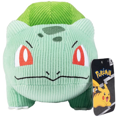 Pokémon 8" Bulbasaur Corduroy Fabric Plush - Limited Edition - Officially Licensed - Quality Soft Corduroy Stuffed Animal Toy Figure - Christmas Stocking Stuffer Gift for Kids, Boys, Girls - 2+