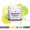 Simply Primal WATERFAST Keto Electrolyte Powder for Fasting and Hydration - Lemon Lime Flavor | Pink Himalayan Salt (Sodium), Potassium, Magnesium, Calcium | Sugar Free, Gluten Free, Soy Free