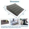 GBH-MED Inflatable Bed Wedge Pillow for Back, Legs, Calf, Sleeping Back Rest Post-Surgery Elevation Nursing Support Supplies for Bedridden Elderly Pregnant Patient, 23" L x 22" W x 7" H
