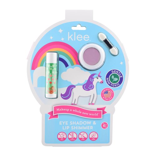 Luna Star Klee Eye Shadow and Lip Shimmer Holiday Gift Set for Kids and Tweens. Gentle and Non-Toxic. Made in USA. (Moonlight Shimmer)