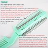 6 Pieces Double Edge Split Ends Trimmer, Hair Thinning Comb for Slim Haircuts at Home - Women and Men (6pcs Random Color)