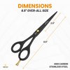 "The Cut Factory- 6.5” Professional Hair Scissors - High Carbon 420 Stainless Steel Hair Cutting Scissors, Ultra-Sharp Barber Shears for Salon & Home - Ergonomic for Men, Women, Kids & Babies"