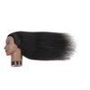 Headwinn Mannequin Head with Hair 26"-28" Synthetic Fiber Long Hair Styling Training Head Manikin Cosmetology Doll Head Free Clamp Stand (16 inches black)