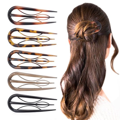 Hair Clips for Women, U Shaped Hair Pins for Thin Thick Hair, French Hair Pins, Bobby Pins for Girls Women, Hair Styling Accessories (colorful)