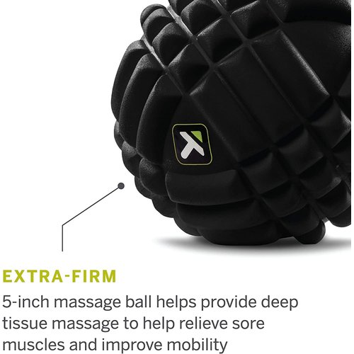 Trigger Point Performance Grid X Massage Ball for Deep Tissue Massage and Exercise Recovery, Black