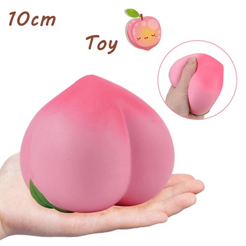 Peach Peach Toys 10×10×9 Peach Fruit Slow Rising Soft Toy Stress Relieve Gift Slow Rising Peach Stuffed Plush
