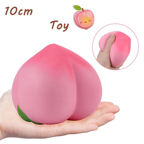 Peach Peach Toys 10×10×9 Peach Fruit Slow Rising Soft Toy Stress Relieve Gift Slow Rising Peach Stuffed Plush