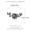 Casdre Black Wedding Hair Comb Silver Rhinestone Bridal Hair Piece Crystal Evening Party Hair Accessories for Women and Girls