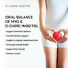 Dr. Brighten Myoinositol Plus - Doctor Formulated Ratio of Myo- and D-Chiro-Inositol to Support PCOS Symptoms, Hormone Balance, Healthy Ovarian Function, and Regular Menstrual Cycles