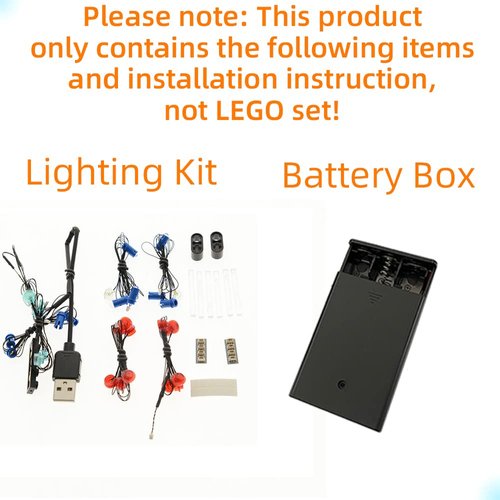 GEAMENT LED Lighting Kit Compatible with Lego Lamborghini Sian (Sián) FKP 37 - for Technic 42115 Race Car Model (Model Set Not Included)