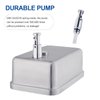 VANNSOO Commercial Wall Mount Stainless Steel Soap Dispenser, Corrosion Proof Lining Liquid Hand Sanitizer Dispenser Bathroom 1100ml / 37oz. (Vertical)