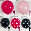 BlissBash 125PCS Pink Bow Balloon Arch Garland Kit, Pink and Black Balloons for Cartoon Mouse Birthday Party Decorations, Baby Shower Supplies, Bow Balloon Garland Set