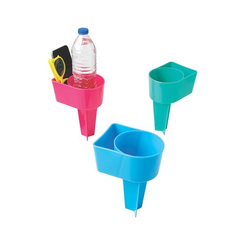 Fun Express Outdoor Beverage Holders - Party Supplies - 9 Pieces