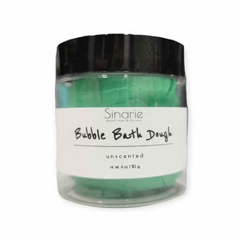 Bubble Bath | Bubble Bath Dough | Bath Melts | Bath Dough | Bubble Bath Colors | Sensitive Skin | Fun for Kids | Bubble Bath Fun | Soap Dough (Unscented, Green, 4 oz.)