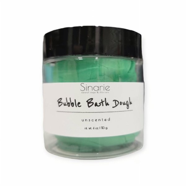 Bubble Bath | Bubble Bath Dough | Bath Melts | Bath Dough | Bubble Bath Colors | Sensitive Skin | Fun for Kids | Bubble Bath Fun | Soap Dough (Unscented, Green, 4 oz.)