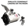 TEMI Space Airplane Spacecraft Toy for 3 4 5 6 7 8 9 Years Old Kids, Science Educational 5-in-1 Aerospace Toy with 2 Astronauts, Projection Lamp, Outer Space Toy Gifts for Boys Girls 3+