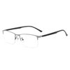 UniVison 58002 Anti-fatigue Anti-blue Light Reading Glasses Mens Lightweight (Gray +4.00)