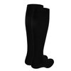 Truform Compression Socks, 20-30 mmHg, Men's Gym Socks, Knee High Over Calf Length, Black, Medium