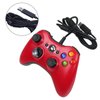 USonline911 Wired Controller Replacement for Xbox 360 Joypad Vibration Gamepad Joystick for PC Controller for Windows 7/8 / 10(Red