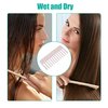 VOCOSTE 2 Pcs Hair Comb Wide Tooth, Anti-Static, for Thick, Curly Hair, Hair Care, Detangling Comb, for Wet and Dry, 2.5mm Thick Pink