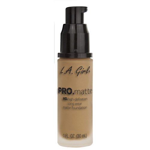 L.A. Girl Pro Matte Foundation, Medium Beige, 1 Fluid Ounce