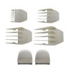 XSPANDER Electric Hair Trimmer Blades & Comb Guides Set Fit for Peanut 8685, 8655, 8663, 8685-1701, 2068-1001,White Carbon Steel Blades Replacement
