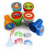 TINYMILLS 24 Pcs Monster Truck Assorted Stamps for Kids Self Ink Stamps (12 Different Designs) Birthday Party, Monster Truck Party Favors, Goody Bag Filler Treats, Classroom Rewards Carnival Prizes