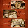 ROKR 3D Wooden Puzzle for Adults Mechanical Car Model-DIY Building Vehicle Kits-Brain Teaser Toys-Gift for Men Women on Birthday/Christmas Day (Army Field Car)