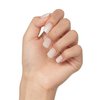 KISS Salon Acrylic Natural Press On Nails, Nail glue included, 'Rare', Nude, Short Size, Squoval Shape, Includes 28 Nails, 2g Glue, 1 Manicure Stick, 1 Mini File