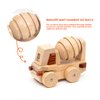 Magnetic Wooden Car Detachable Toy, Vehicle Model Assembly Toy with Magnet, Hand Push Car Toys for 1+ Year Old for Christmas Birthday Party Car Theme(Concrete Mixer)