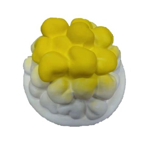 DoggyChewy Latex Popcorn Dog Toy 5.3 inch