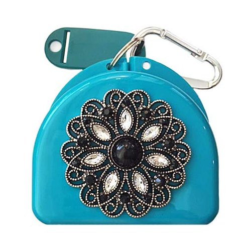 Zumoe Decorated Mouthguard Case - Night Star - Aqua