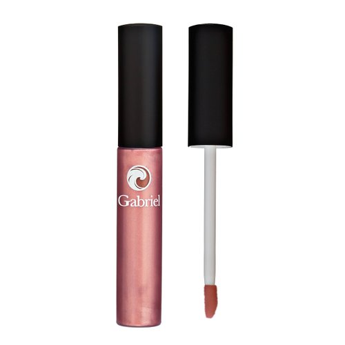 Gabriel Cosmetics Lip Gloss, Natural Lipgloss, Paraben Free, Vegan, Gluten-free,Cruelty-free, Non GMO, High performance and long lasting, Infused with Jojoba Seed Oil and Aloe, .27 fl oz. (Nectar)