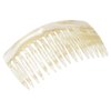 French Amie Ivory Cream 16 Teeth Handmade Medium Celluloid Acetate Side Hair Comb