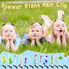 100 Pcs Bean Sprout Hair Clips,Mixed Style Plant Hairpins Hair Accessories,Funny Little Grass Barrette Headwear with Hot Glue Sticks for Women Kids Girls Crazy Hair Day at School Home Party Decoration