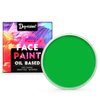 Depvision Professional Oil Based Neon Face Paint Body Paint Waterproof UV Face painting Makeup for Kids and Adults Single Color Halloween SFX Party 30g (UV Green)