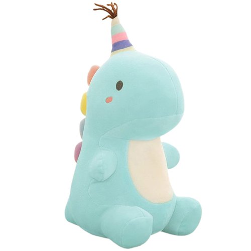 VHYHCY Stuffed Animal Plush Toys, Cute Dinosaur Toy, Soft Dino Plushies for Kids Plush Doll Gifts for Boys Girls (Blue, 19.7 Inch)