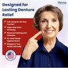 Perma Soft Denture Reliner Kit - Relines 2 Denture Plates - Semi Soft DIY Denture Liner for Upper and Lower